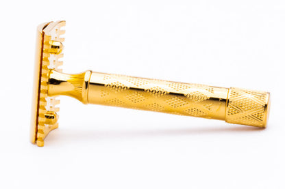 1920's Gillette New Improved Standard DE Safety Razor 24K Gold Revamp