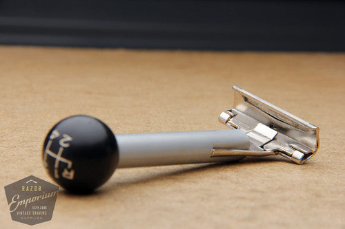 Stick Schick 1970's Injector Style Single Edge Safety Razor w/ Car Shi ...