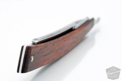 5/8" Brantford Cutlery Co. Master Shaver, Warranted Never Dull | Custom Cocobolo Wood Scales | USA