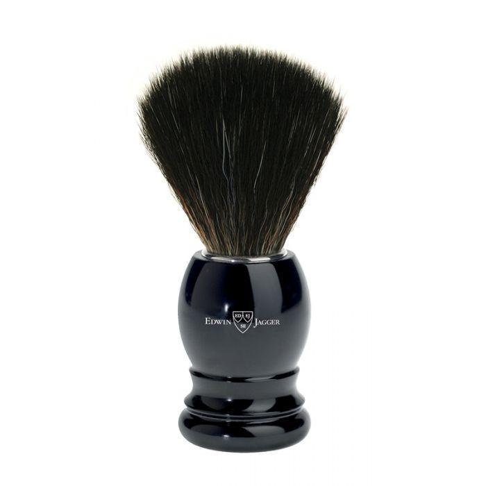 Edwin Jagger | Black Synthetic Shaving Brush - Imitation Ebony