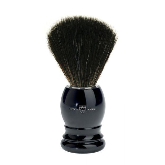 Edwin Jagger | Black Synthetic Shaving Brush - Imitation Ebony