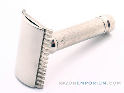 1921 Gillette New Improved Tuckaway Travel DE Safety Razor Set | Made in England