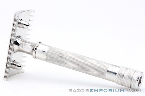 1921 Gillette Single Ring DE Safety Razor | Rhodium Revamp