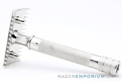 1921 Gillette Single Ring DE Safety Razor | Rhodium Revamp