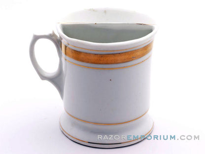 Vintage White Shaving Mug | Made in Bavaria