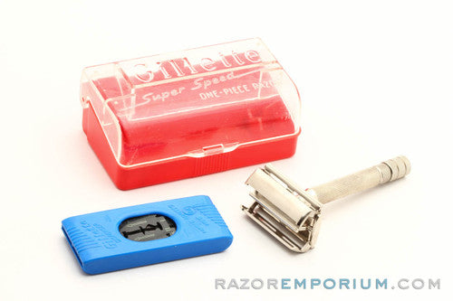 1940's Super Speed Double Edge in Red Case w/ Blades