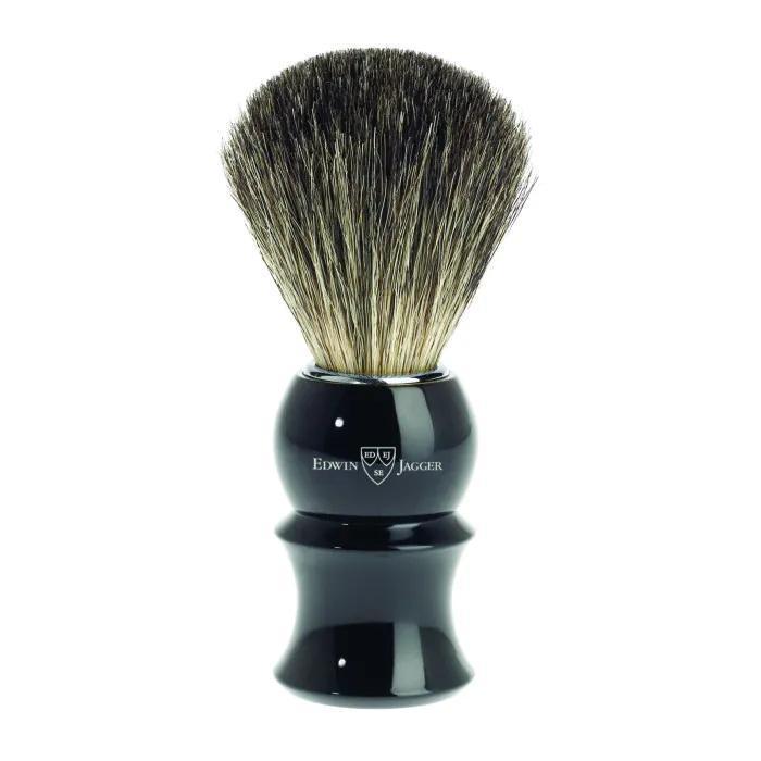 Edwin Jagger | 81P16 Imitation Ebony shaving brush (Pure Badger)