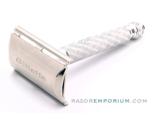 1971 R2 Gillette Ball End Tech Spiral Handle DE Safety Razor | Marca Regs