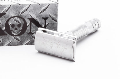 iKon Stainless Steel Standard  Solid Guard D E Razor - Original Production Run