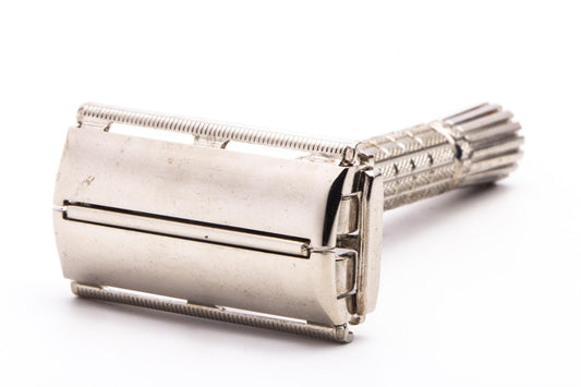 1960 F4 Gillette Flare Tip  Super Speed Double Edge Safety Razor | Original Condition