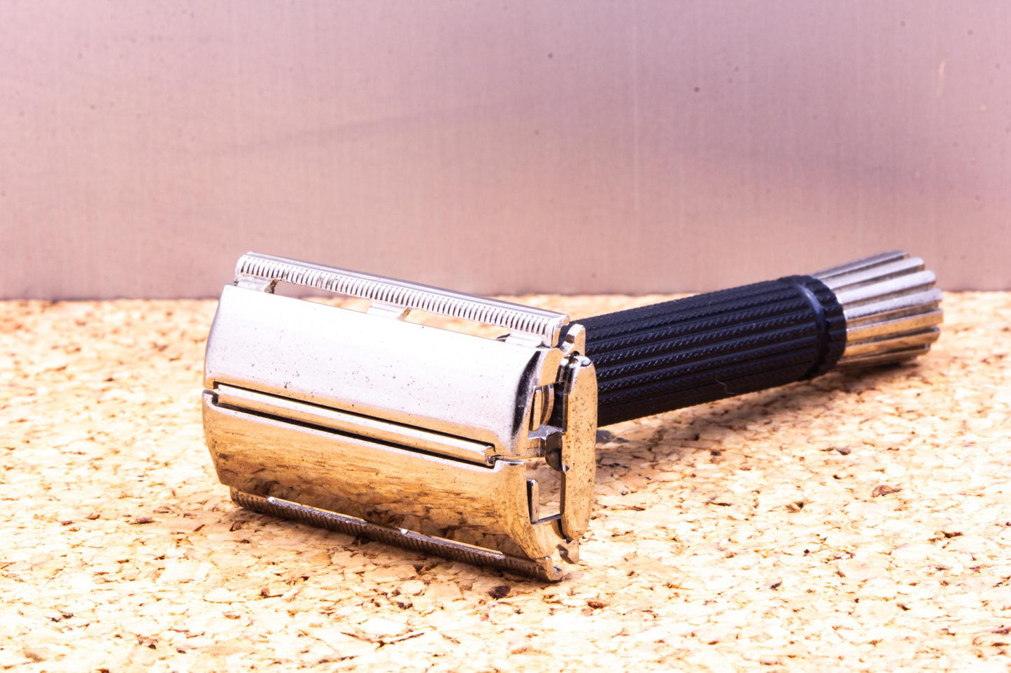 1971 R3 Gillette Black Handle Super Speed Safety Razor | Original Condition