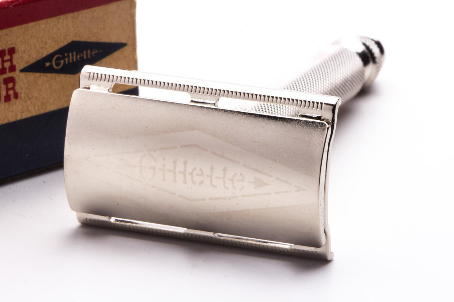 1955 A1 Gillette Ball End Tech Double Edge Safety Razor | Original Condition