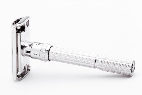 1966 Gillette Slim Adjustable Safety Razor Rhodium Revamp L1