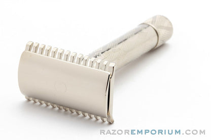 1922 Gillette New Improved Standard Criterion Bostonian DE Safety Razor | Nickel Revamp