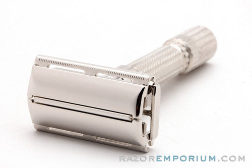 1961 Gillette $1.95 Fatboy Adjustable DE Safety Razor G2 | Rhodium Revamp