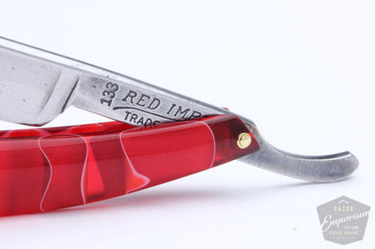 6/8" #133 Red Imp By Case | Hollow Ground Custom Scales USA