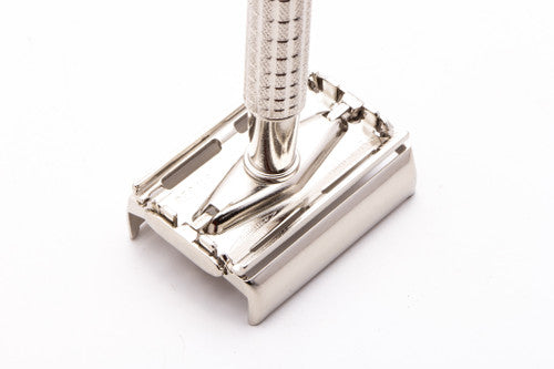 1965 Gillette K2 Flare Tip Super Speed Safety Razor Factory Nickel Revamp