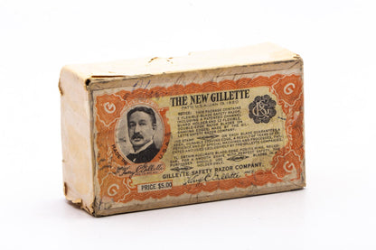 1927 Gillette New Standard Double Edge Safety Razor Set | Rhodium Revamp