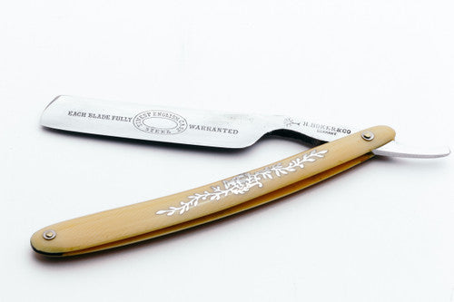 5/8" H. Boker & Co. Original Scales Shave Ready | English Steel Ground in Germany