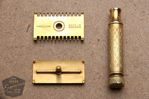 Gillette 1920's Milady Decollete DE Safety Razor in Jade Case – Razor ...
