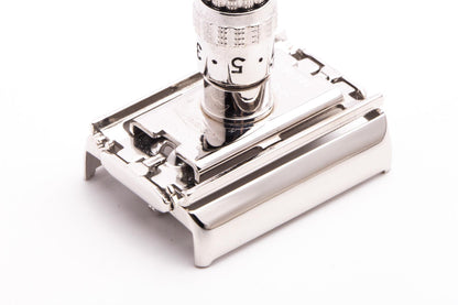 1965 K1 Gillette Slim Aristocrat Adjustable Double Edge Safety Razor | Rhodium Revamp