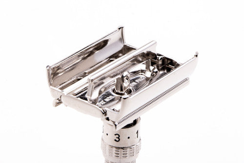 1965 K2 Gillette Slim Adjustable DE Safety  Razor | Rhodium Revamp