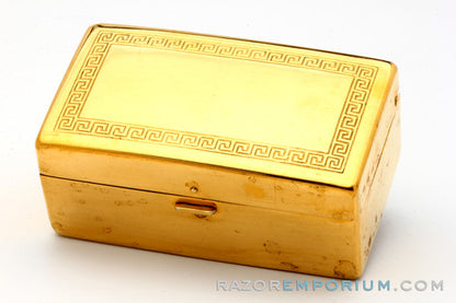 1920's Gillette Gold NEW Bostonian Safety Razor Orig. Box