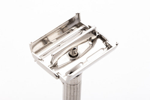 1947-50 Gillette Aristocrat Double Edge Safety Razor | Factory Nickel Revamp