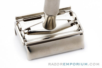 1954 Gillette Super Speed DE Safety Razor | Factory Nickel Revamp