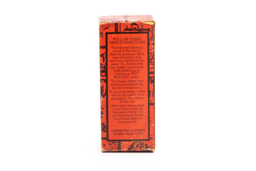 Surrey 4014 Natural Boar Restored Shave Brush with Original Case