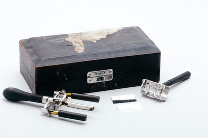 Kampfe Bros. 1900's Star Single Edge Safety Razor and Strop Kit