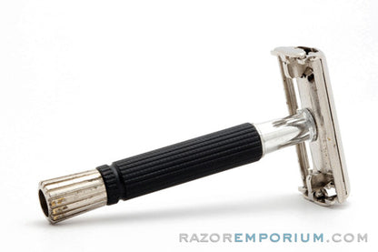 1971 Gillette Black Handle Super Speed DE Safety Razor - R2