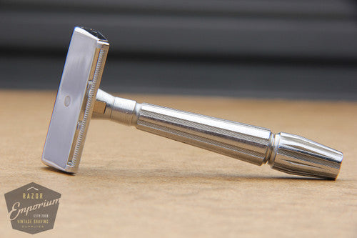 Gem 1930's Micromatic Bullet Tip TTO Single Edge Safety Razor * Nickel ...