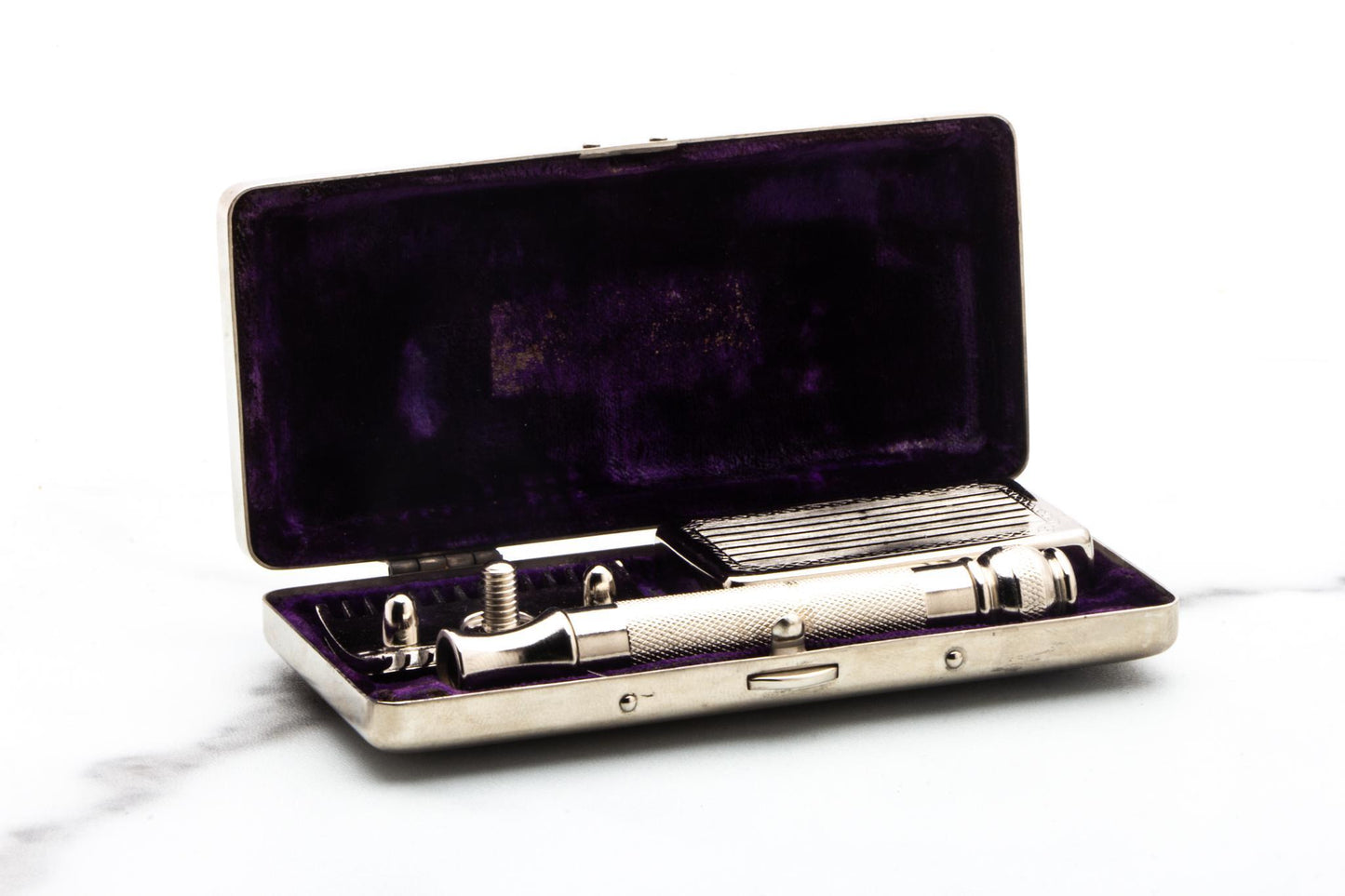 1910 Gillette ABC Pocket Edition Double Edge Razor Set | Original Condition