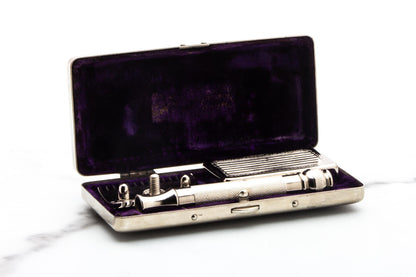 1910 Gillette ABC Pocket Edition Double Edge Razor Set | Original Condition