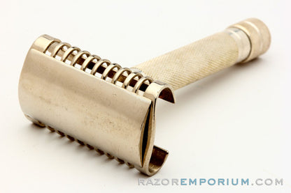 LeCoq Cagehead Safety Razor w\ Combination Set in Case | Made in France