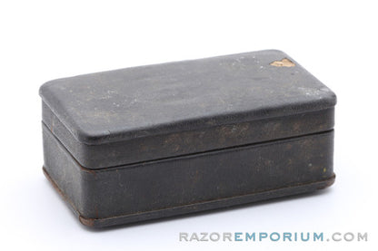 1928 Gillette New Standard Safety Razor with Case - Factory Nickel