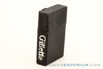 1900s Gillette Cardboard Blade Bank Black
