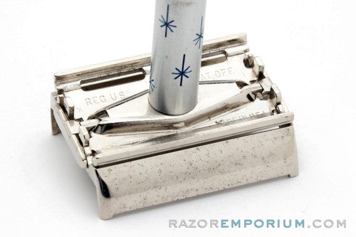 Gillette Razor Stars 1965 Gillette Blue Star Lady Gillette DE Safety Razor K1 – Razor Emporium