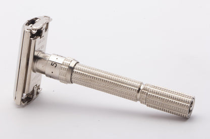 1964 L1 Gillette Slim Adjustable TTO Double Edge Safety Razor Set |  Original Condition