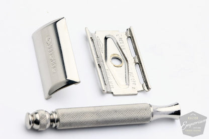 Gillette 1966 Ball End Tech DE Safety Razor