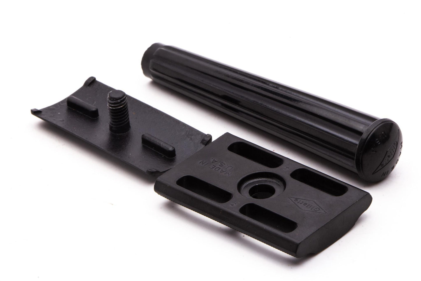 1940's Gillette WWII Tech Plastic Bakelite Safety Razor | Original Condition