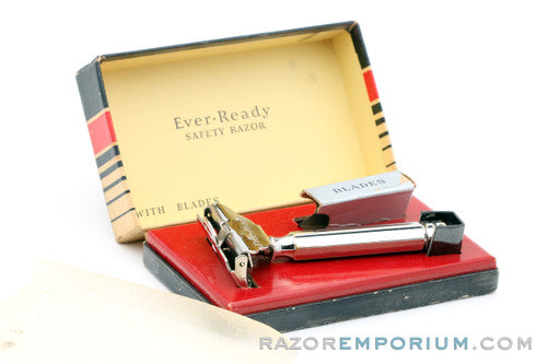 1940's Ever-Ready Single Edge Improved Safety Razor w/ Box - Mint