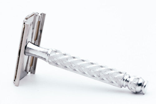 1980's Gillette British Armed Forces Falkland War Spiral Tech DE Safety Razor Made in U.K.