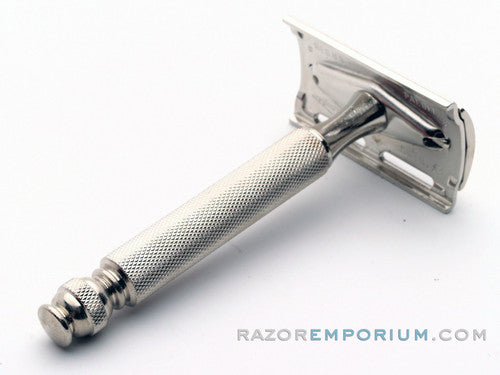 1957 C2 Gillette Ball End Tech DE Razor in Original Red Box w/ Blades