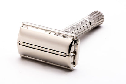 1961 G1 Gillette Flare Tip Super Speed Safety Razor  | Factory Nickel Revamp