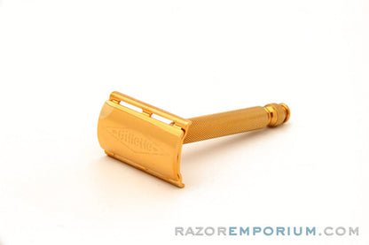 1930's Gillette Ball End Gold Tech Razor in Red Box
