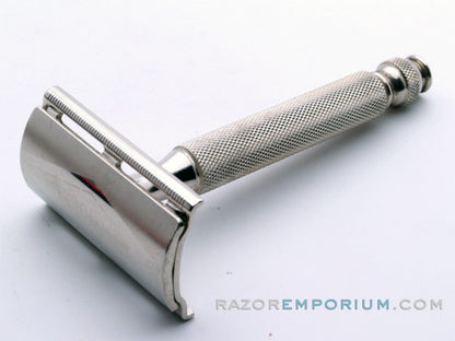 1959 E2 Gillette Ball End Tech Razor in Red Box - New Old Stock