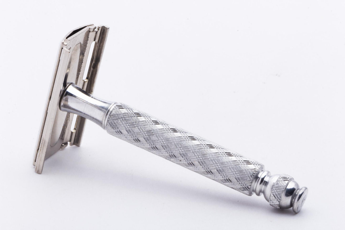 1973 T4 Gillette Ball End Tech Spiral Handle DE Safety Razor Set | Original Condition