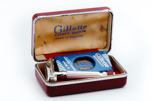 1950's Gillette British Set No 58 Rhodium Revamp